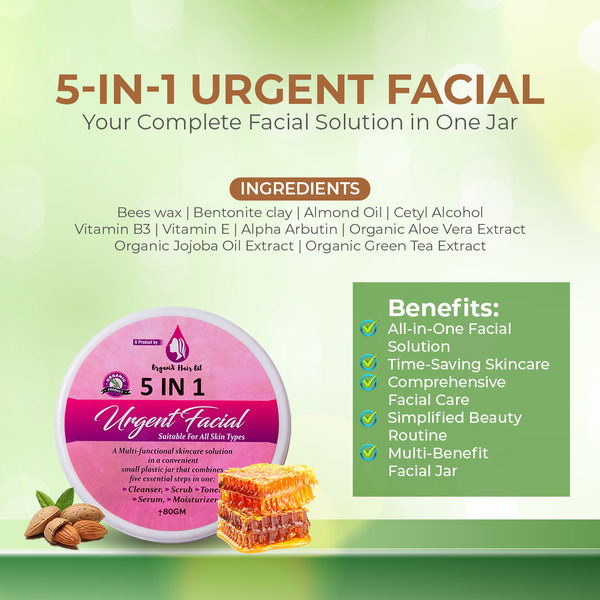 5-in-1 Urgent Facial: Your Complete Facial Solution in One Jar